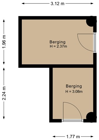 Floorplan - De Meent 18, 3751 DT Bunschoten-Spakenburg